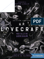 H P Lovecraft Anotado Mas Alla de Arkham - H P Lovecraft
