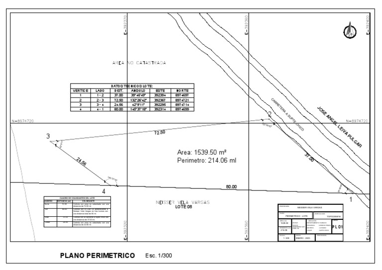 Plano Perimetrico-Pp-A3 | PDF