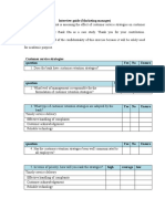 Interview Guide