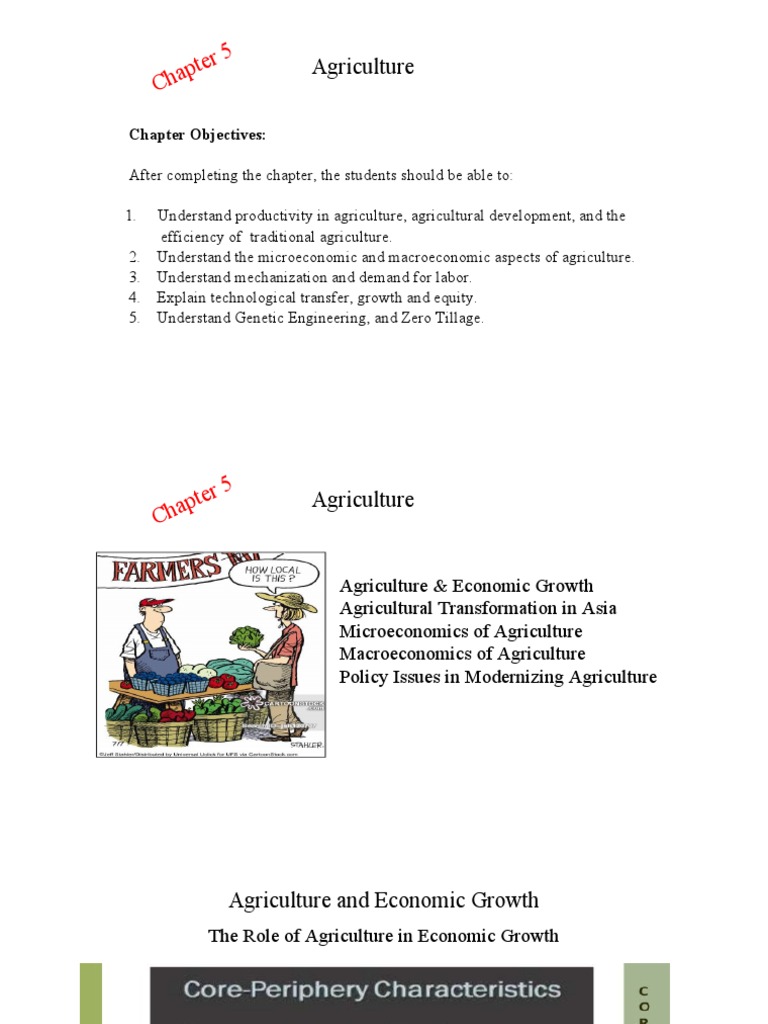 Chapter 5 - Agriculture | PDF | Agriculture | Economic Growth