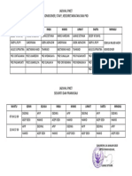 Jadwal Piket