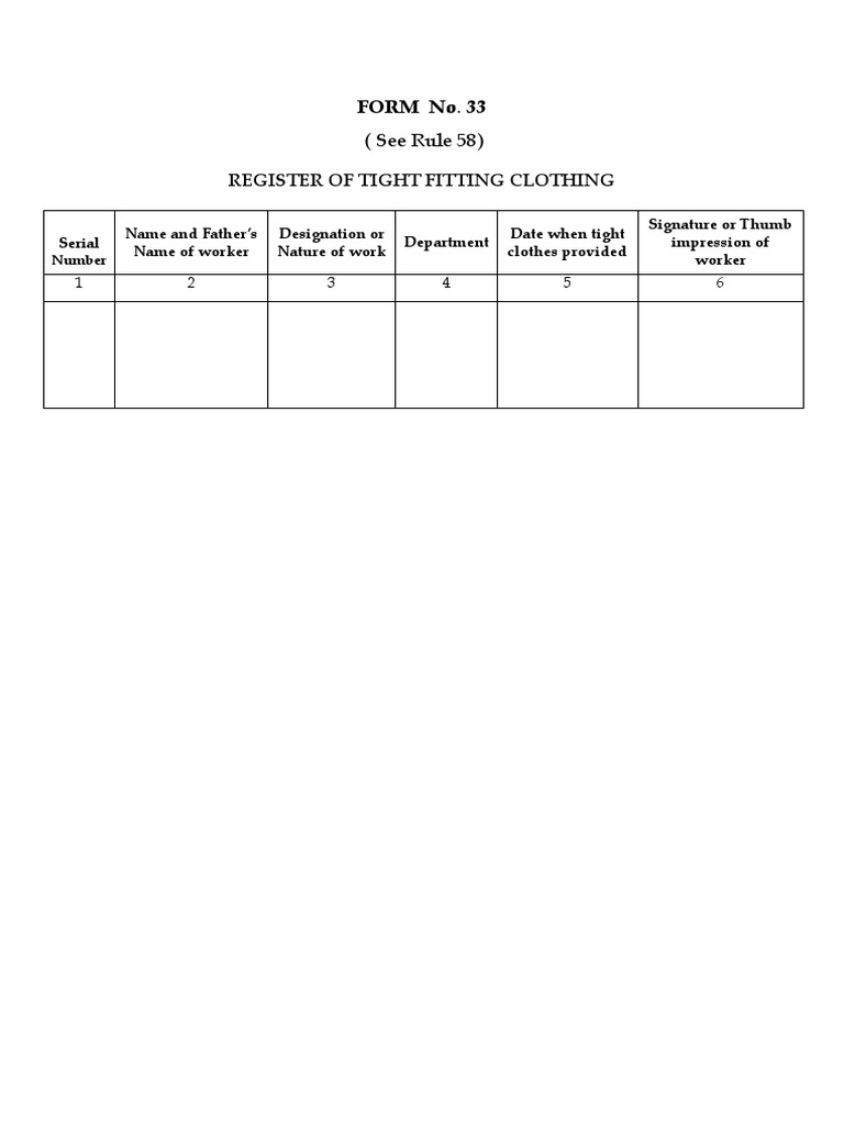 FORM No. 33 | PDF