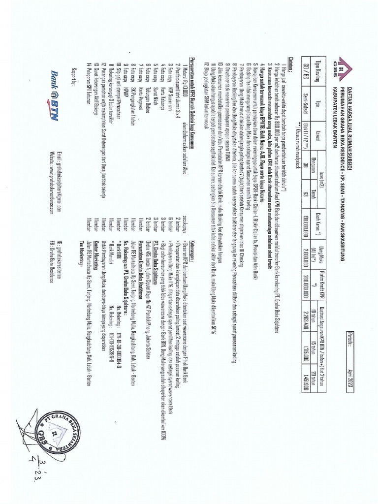 Scan Price List Update 3 April 23 PDF