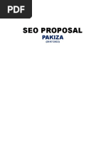 SEO Proposal For Pakiza - Docx