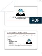 CNS Pathophysiology - Psychiatric Disorder