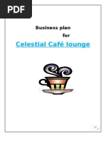 Celestial Café Lounge: Business Plan For