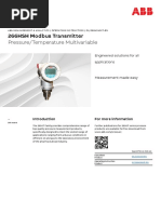 IOM - Transmitter - ABB - 266HSH Modbus (From Webpage)