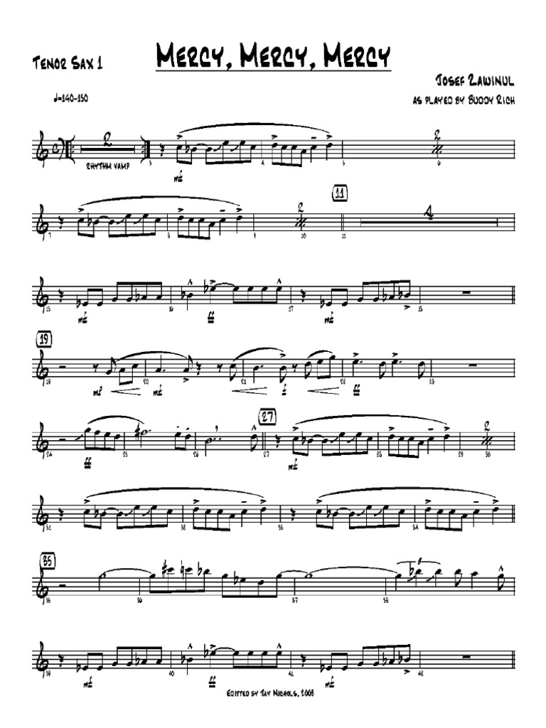 Mercymercymercy 1º TENOR SAX fullbigbandzawinulbuddyrich 26