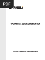 Shangli CPYQD30 Operation & Service Instruction