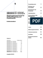 Funktionsbeschreibung Simodrive 611 Universal