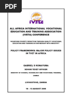 Download Policy Frameworks - Major Policy Issues in TVET in Africa by Gakon SN6627668 doc pdf