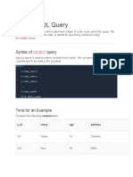 All SQL Query Commands