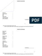 Form Biodata Kelahiran