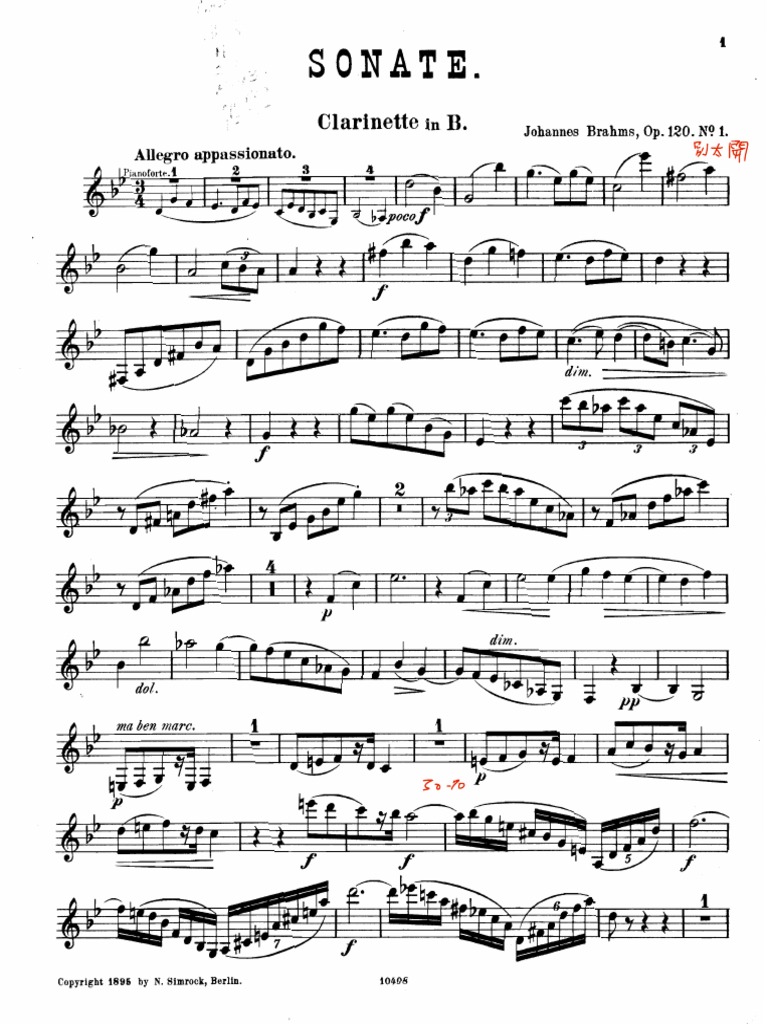 Brahms Johannes Sonate Pour PDF