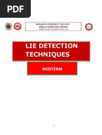 Polygraph Chart Deviation Analysis | PDF | Polygraph | Thorax