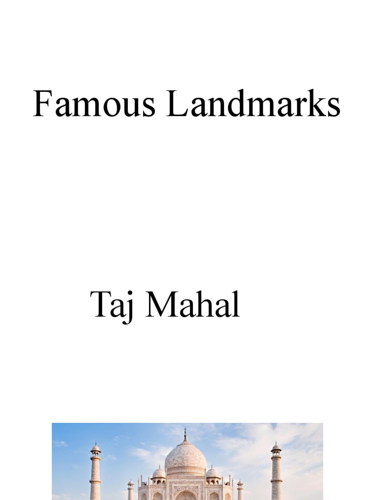 Famous Places In India Pdf