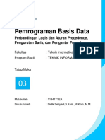 Modul 3-Database Pemrograman-Didik Setiyadi