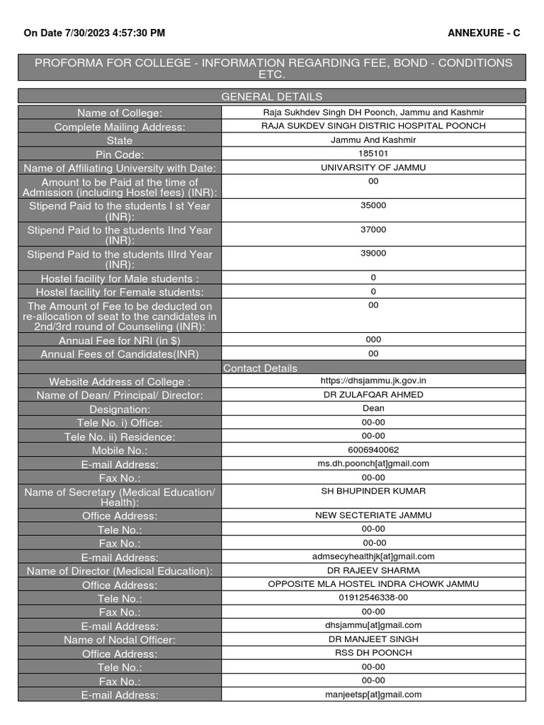 View Institute Profile Details | PDF | Service Industries