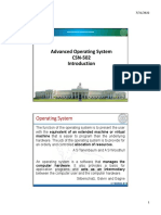 Advanced Operating System CSN-502