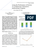 Factors Influencing The Performance of Factory Employees in Indonesian Automotive Manufacturing Company
