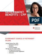 Canada Government Tax Benefits