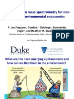 3slide Presentation For Lee Ferguson, PH.D., Duke University