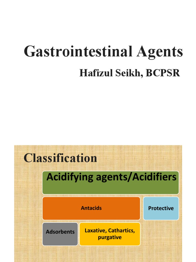 Gastrointestinal Agents PDF