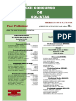 Solistas FASE - PRELIMINAR. - ORDEN - DE - ACTUACION 2023