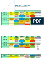 Horario de Clases