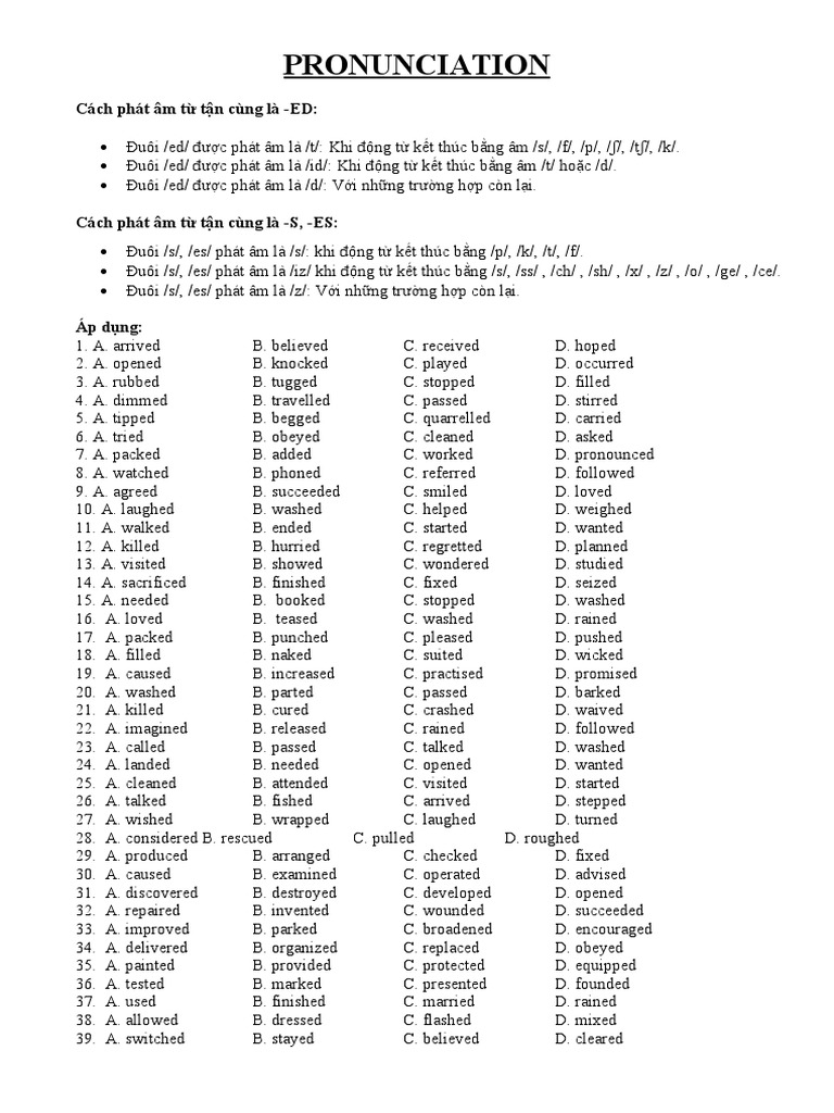 Pronunciation pdf