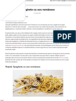 Spaghete cu sos românesc - Ceva Bun Spaghete cu sos romanesc