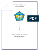 JOBSHEET - Op Amp