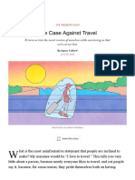 Case Against Travel