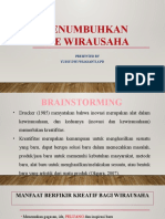 Menumbuhkan Ide Wirausaha