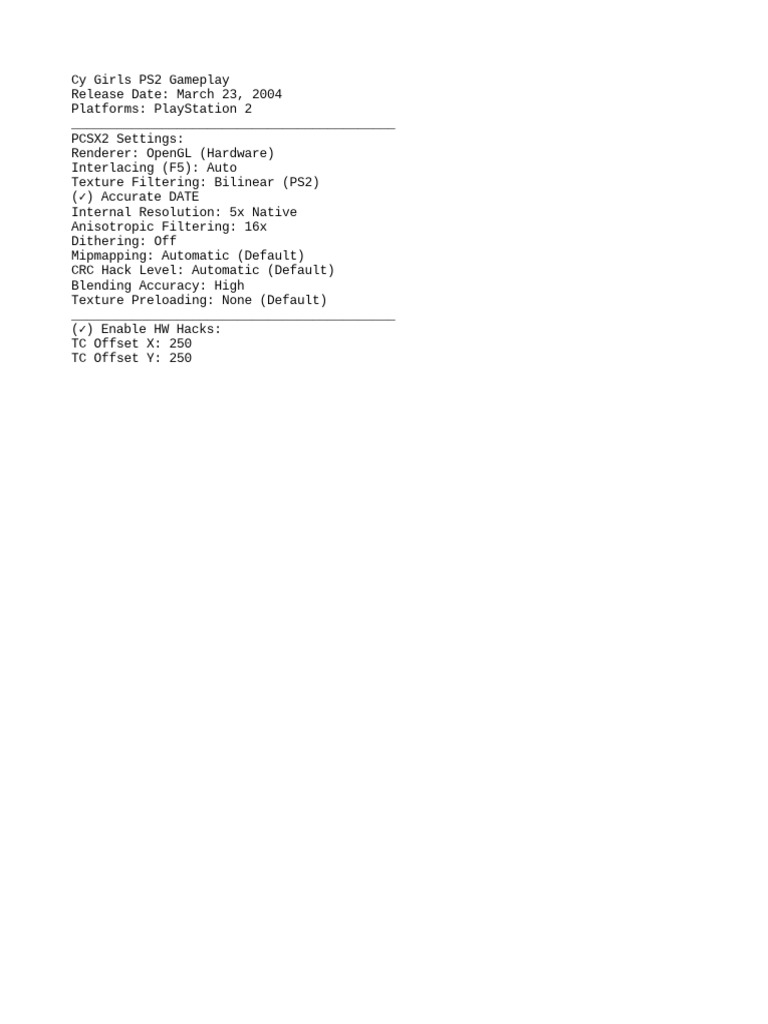 Cy girls pcsx2 pdf