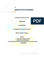 Tarea I Fundamentos de La Economia