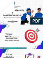 Pengembangan Kelompok Dan Managemen Konflik