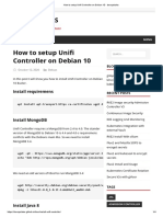 Instalação Unificontroler Debian 10
