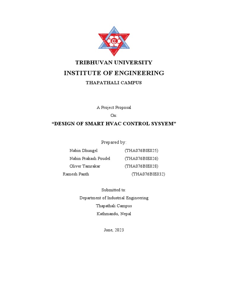 Smart HVAC System Design Proposal | PDF | Computers