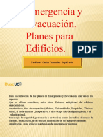 Emergencia y Evacuacion. Planes para Edificios