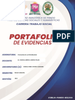 Caratula Portafolio de Evidencias