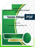 Teorema Pythagoras: Rencana Pelaksanaan Pembelajaran (RPP)
