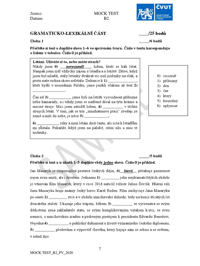 Mock Test B2 | PDF