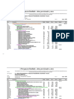 Presupuesto Obras Provisionales