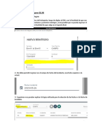 Observaciones Reintegros