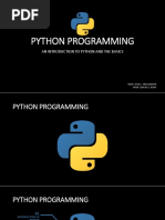 Python Programming