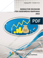 Indikator Ekonomi Kabupaten Sidenreng Rappang 2022