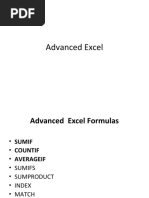 Advance Excel Lookup