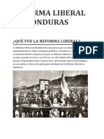 Reforma Liberal en Honduras