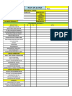 Hoja de Datos Equipos